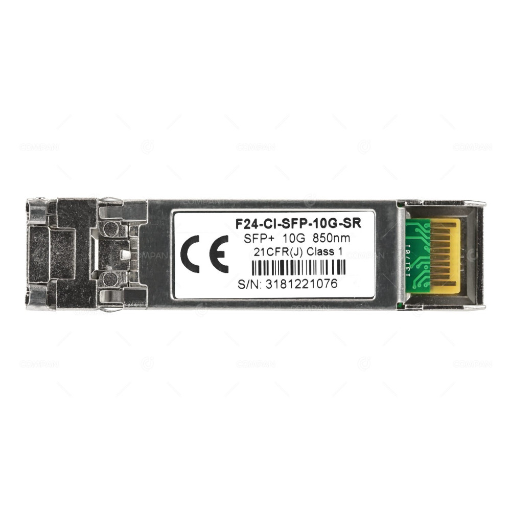 F24-CI-SFP-10G-SR F24-CI-SFP-10G-SR 10G SFP+ 850NM OPTICAL TRANSCEIVER -